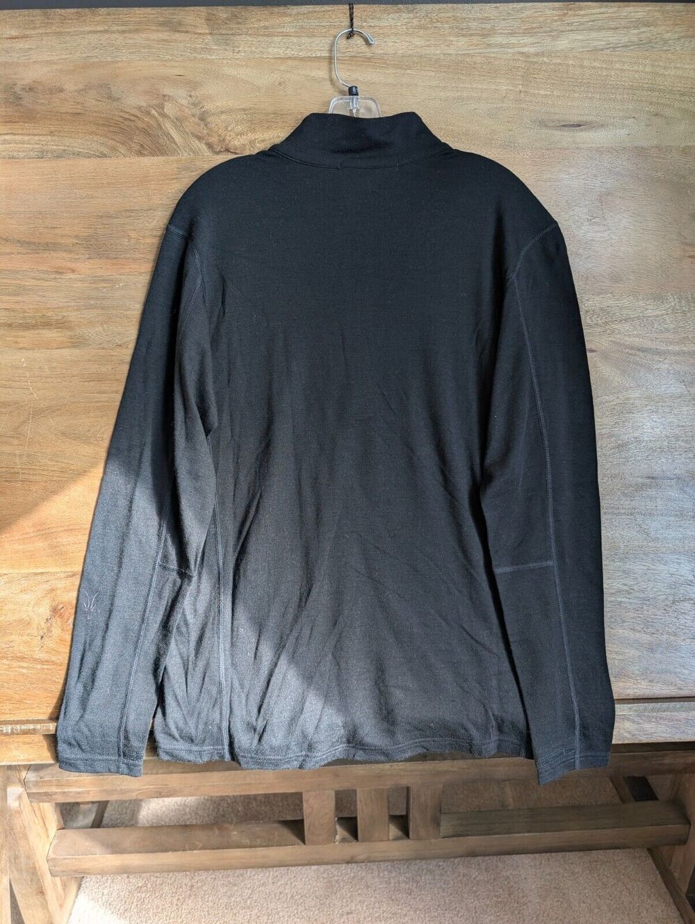 Ibex Lightweight Jacket Womens Medium Black Woolies 250 Long Sleeve Full Zip